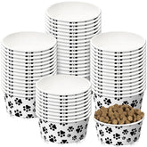Potchen disposable dog bowls with 30 pieces packaging offer convenient, mess-free pet feeding.