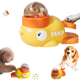 POYIPI interactive dog treat dispenser with duck design engages dogs in puzzle play