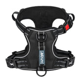 PoyPet No Pull Harness front clip for better steering during walks.
