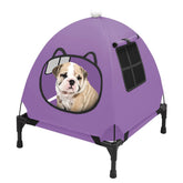 Pozico elevated pet bed assembly shows quick setup for busy pet owners.