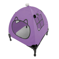 Pozico elevated pet bed off the floor cooling keeps pets cool on hot days.
