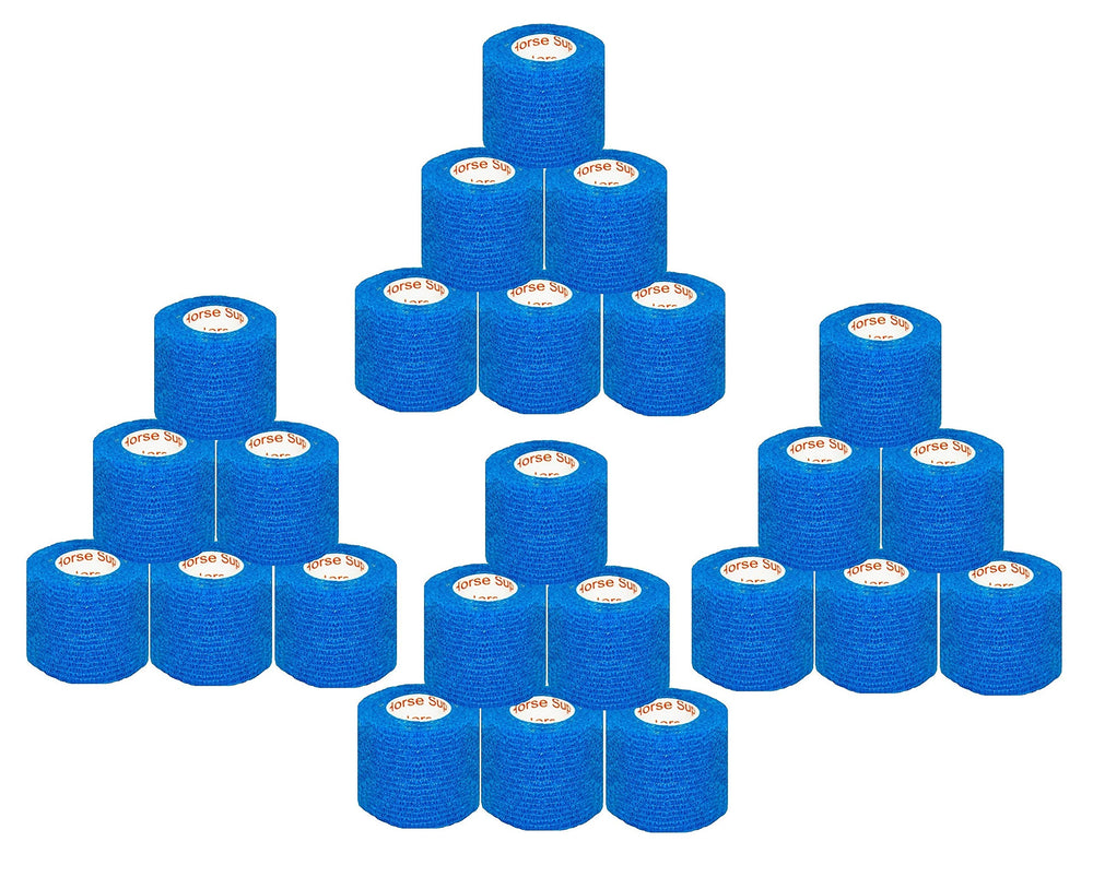 Prairie Horse Supply vet wrap blue pack 24 for quick, comfortable wraps.
