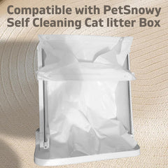 Precizex cat litter bags with self-sealing closure prevent odors during disposal