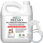Premo Guard bottle pour shows easy, mess-free spray for pets and home protection.