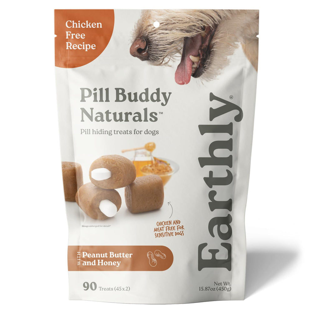 Presidio Earthly Pill Buddy Naturals honey-treat-pocket conceals pills on the go