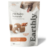 Presidio Earthly Pill Buddy Naturals chicken-treat closeup showing easy pill concealment for dogs.