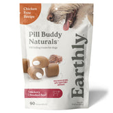 Presidio Earthly Pill Buddy Naturals packaging shows travel-ready pill-hiding treat