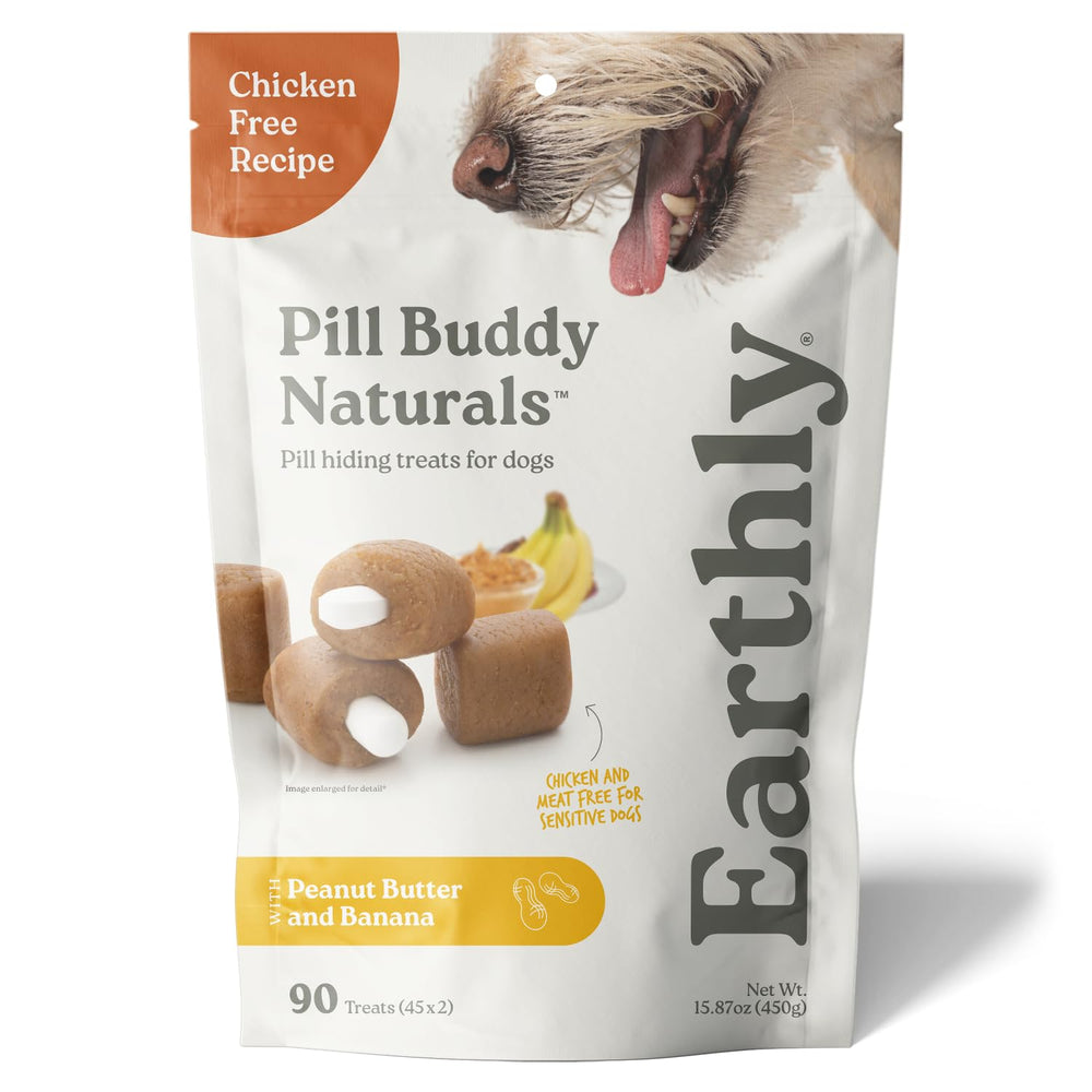 Presidio Pill Buddy banana-soft-treat closeup demonstrates easy pill concealment for dogs