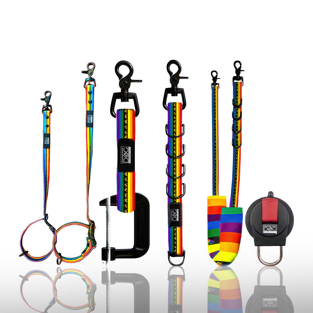 Prestige Elite dog grooming loops securely restrain dogs during baths.