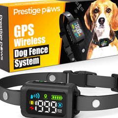 Prestige Paws GPS fence boundary setup - wire-free containment with reliable GPS accuracy