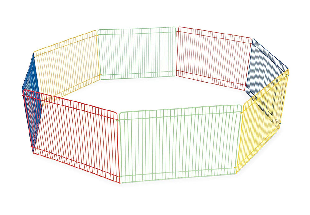 PH Prevue Hendryx playpen with 9 panels for versatile small-pet containment