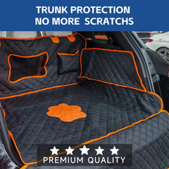 PREWERK PU leather cargo mat material shows waterproof, scratch-resistant finish.