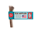 Primal Antlers for Dogs split elk antler close-up illustrating a durable chew for medium dogs.