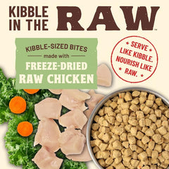 Primal Pet Foods freeze-dried chicken bites close-up highlight high-protein flavor.