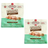 Primal Pet Foods chicken nuggets pack front for grain-free complete meals.