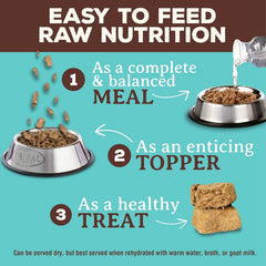 Primal Pet Foods freeze-dried cat nuggets close-up highlights real whole-food ingredients.