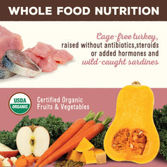 Primal Pet Foods rehydrated-nuggets-in-bowl, satisfying texture at mealtime.