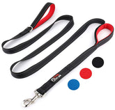 Primal Pet Gear dog leash 8ft black double-handle for maximum control.