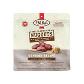 Primal Pet Foods Venison Nuggets close-up showing high-protein texture for energy.