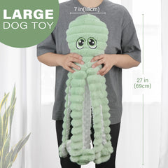 Prime Pets octopus toy legs crinkle invite exploration and playtime fun.