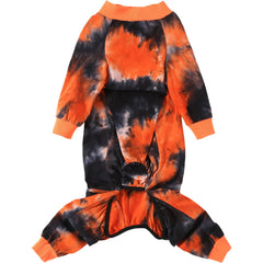 PriPre dog pajamas ribbed-hem-detail highlights secure easy-on fit.