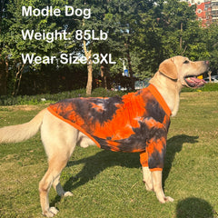 PriPre dog shirt elastic neck cuffs close-up showing quick-adjust, secure wear