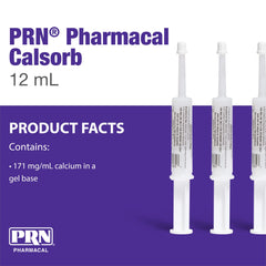 PRN Pharmacal Calsorb gel texture shows smooth calcium delivery.