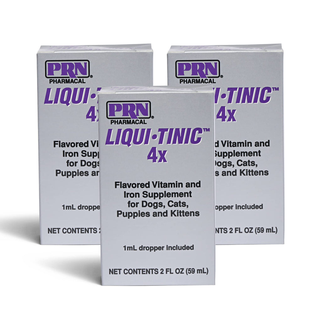 PRN Liqui-Tinic bottle with liver flavor supports pet nutrition