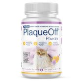 ProDen PlaqueOff cat formula powder in tub supports gradual plaque reduction.
