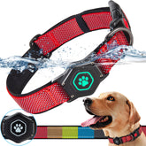 PROFAVO AirTag dog collar waterproof holder protects tag during outdoor adventures