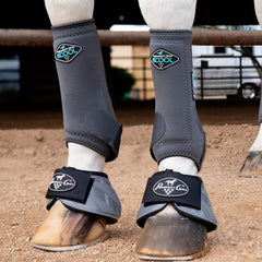 Professional's Choice 2XCool breathable material close-up highlights ultra-lightweight comfort for active horses.