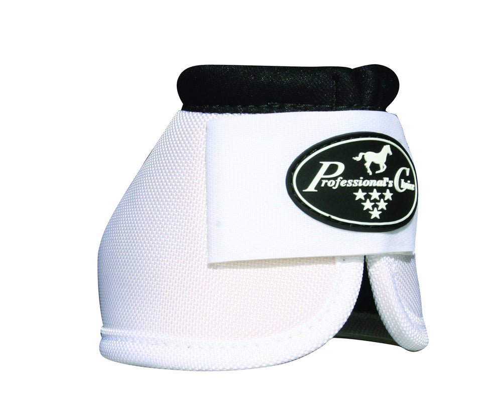 Professional's Choice Ballistic Overreach Bell Boots, large white, quick wrap design for fast, secure training prep