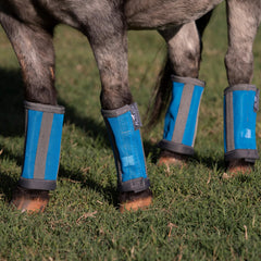 Professional's Choice Deluxe Fly Boots with sewn-in stays maintain shape and prevent rubbing.
