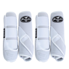 Professional's Choice SMB-3 foreleg protection shows 360-degree impact defense for daily riding.
