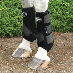 Professional's Choice SMB-3 boot bottom view emphasizes dirt-resistant binding and snug fit.