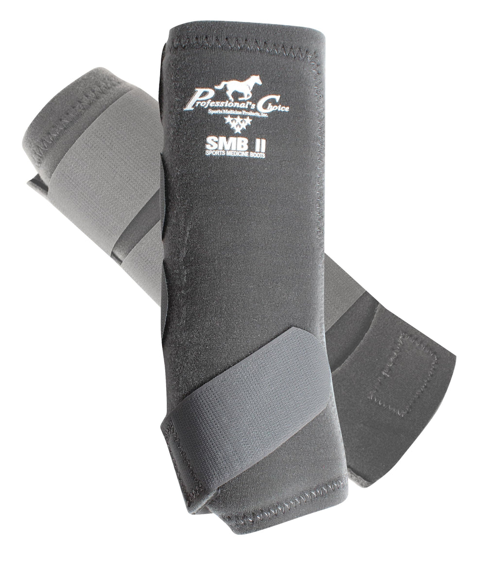 Professional's Choice SMBII boot side view showing durable leg protection for performance horses.
