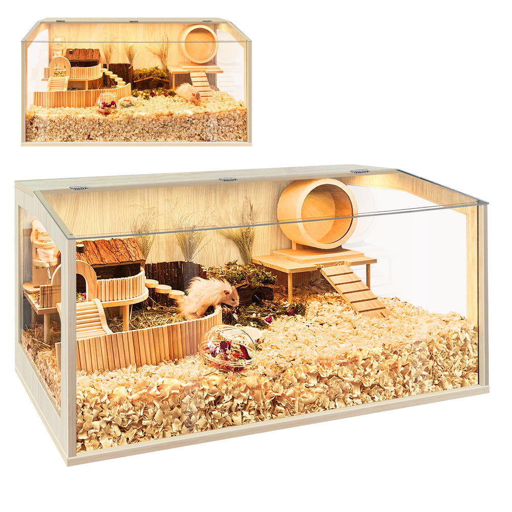 PROLEE hamster cage chewproof design with durable coating for longevity