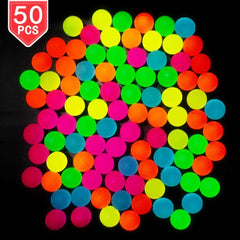 PROLOSO bouncy balls glow 1.25 inch after light exposure for vivid nighttime play