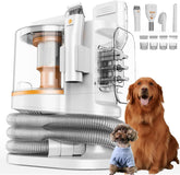 PROMOMO pet grooming kit front view with metallic orange finish for home grooming.