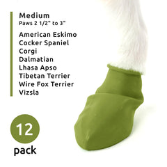 Protex PawZ rubber bootie material close-up showing durable grip