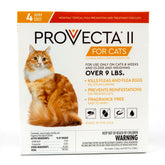 Provecta bottle application shows easy topical treatment for large cats.