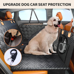 PROZAR dog hammock with waterproof, durable fabric protects seats during travel.