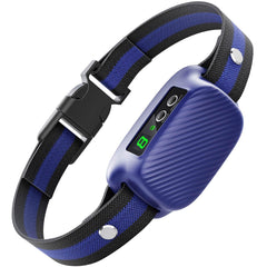 PRTRFLC dog bark collar front view for daily wear and training