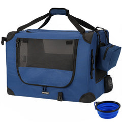 Prutapet Large Cat Carrier top opening eases access and calms anxious pets.