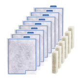 Pryitier large filter cartridge front view boosts filtration for clear aquarium water.