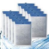 Pryitier 10-pack filter cartridges fit Whisper front view for easy replacement.