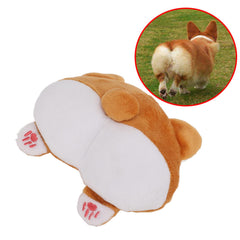 Pssopp dog with toy during playtime outdoors, promoting active fun.