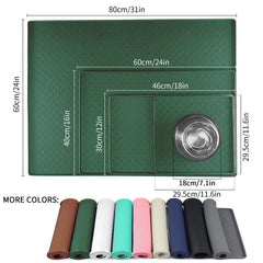 Ptlom pet placemat edge-antioverflow design contains spills efficiently.