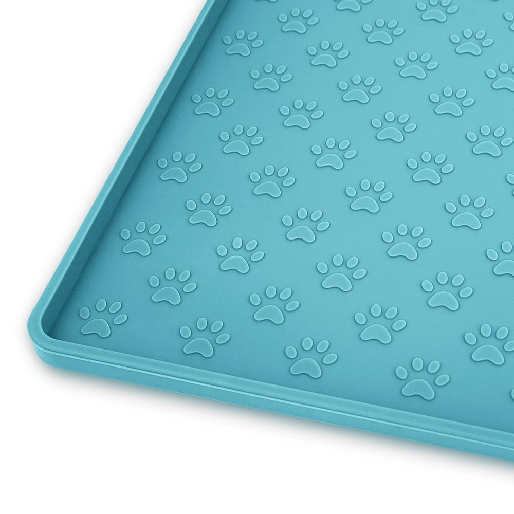Ptlom tapete antideslizante para perros, evita desorden al comer.
