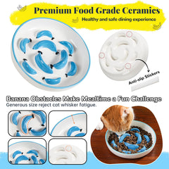 PTOBER anti-slip bowl stays steady during meals for less mess.